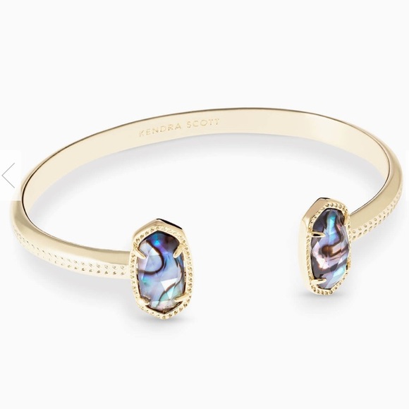 Abalone Shell Kendra Scott Bracelet Cuff - Picture 2 of 4
